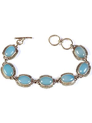 Blue Chalcedony Bracelet