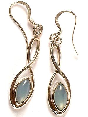 Blue Chalcedony Earrings