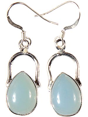 Blue Chalcedony Earrings