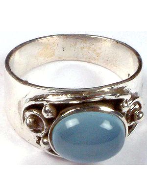 Blue Chalcedony Ring