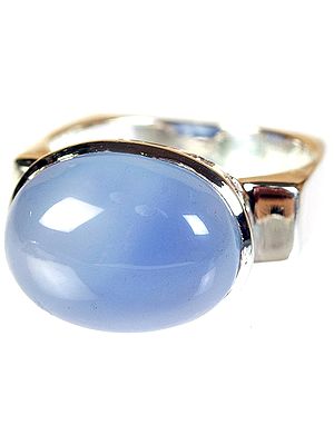 Blue Chalcedony Ring