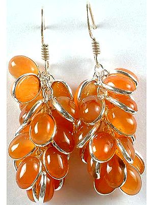 Carnelian Bunch Earrings