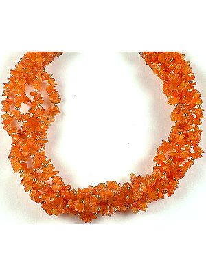 Carnelian Chip Necklace