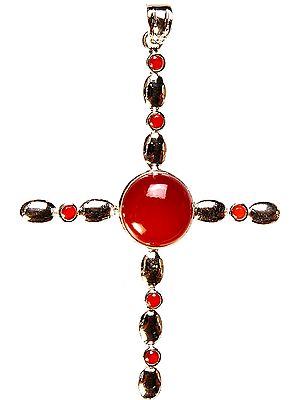 Carnelian Cross Pendant