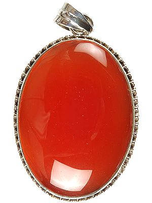 Carnelian Oval Pendant