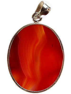 Carnelian Oval Pendant