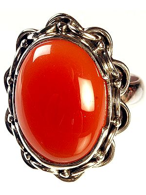 Carnelian Oval Ring