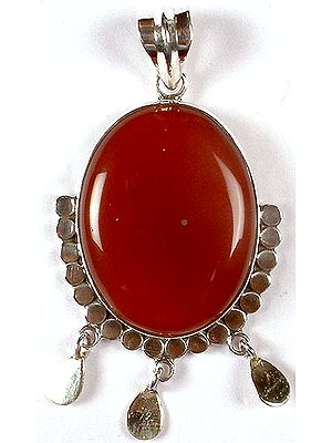Carnelian Pendant with Dangles