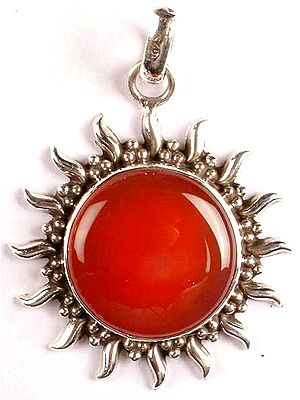 Carnelian Sun Pendant