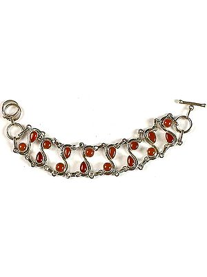 Carnelian Two Layer Bracelet