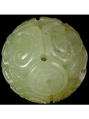Carved Jade Bead<br>(Price Per Piece)