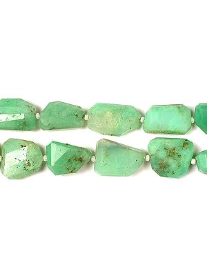 Chrysoprase Faceted Flat Tumbles
