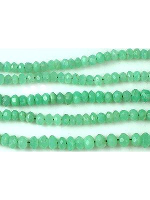 Chrysoprase Israel Cut Rondells