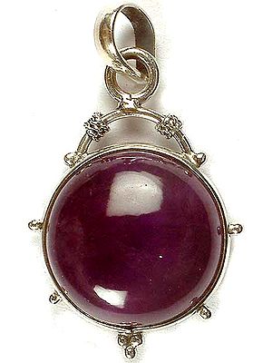 Circular Amethyst Pendant