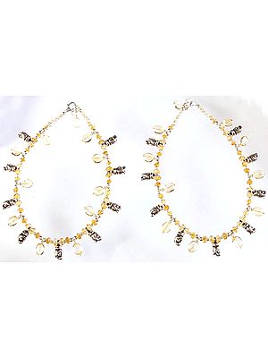Citrine Anklets (Price Per Pair)