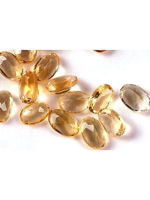 Citrine mm Ovals (Price Per 5 Pieces) | Faceted Gemstone Beads