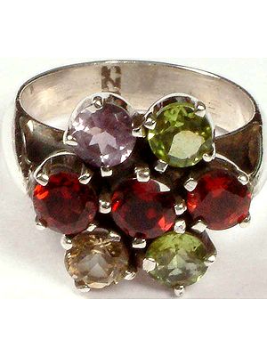 Colorful Gemstone Ring