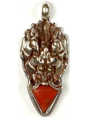 Coral Dragon Pendant