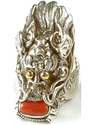 Coral Dragon Ring