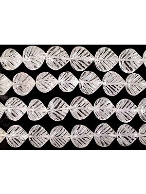 Crystal Carved Leaves