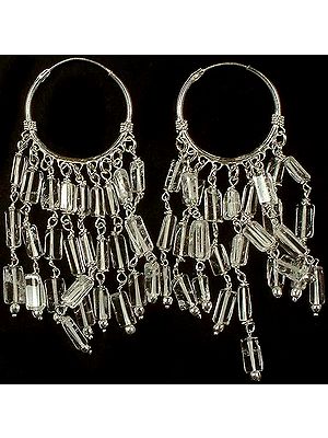 Crystal Hoop Chandeliers