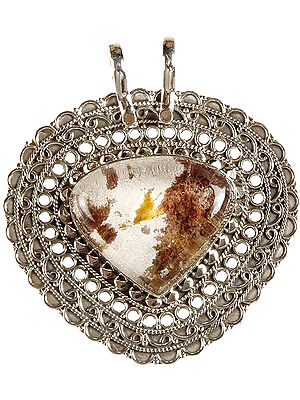 Crystal Pendant with Inclusions