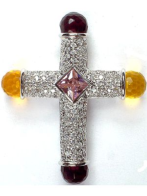 Cubic Zirconia Cross