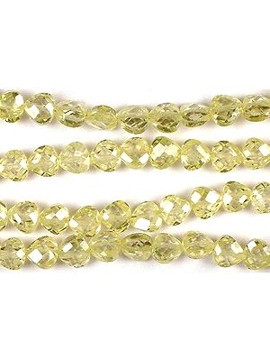 Cubic Zirconia Faceted Straight Drilled Briolette