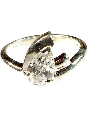 Cubic Zirconia Marquise Ring | Sterling Silver Finger Rings