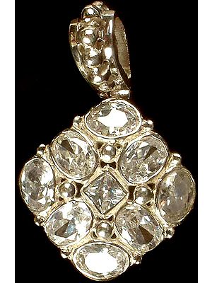CZ Rhombus Pendant