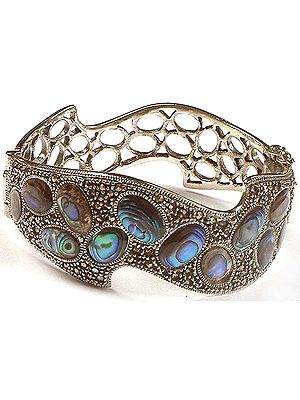 Designer Abalone Bangle