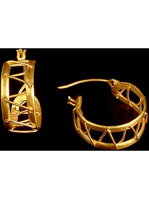 Designer Golden Hoops