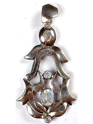 Designer Rainbow Moonstone Pendant
