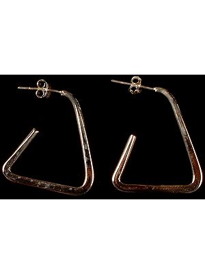 Designer Sterling Hoops
