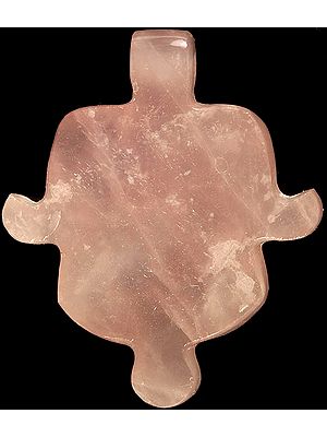 Drilled Rose Quartz Shape for Pendant Setting (Price Per Piece)