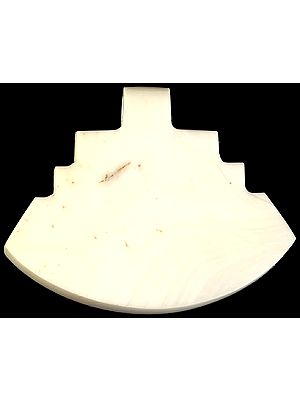 Drilled White Marble Shape for Pendant Setting (Price Per Piece)