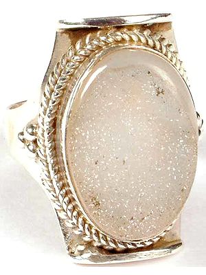 Druzy Chalcedony Ring