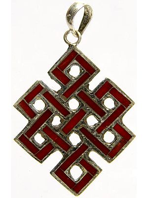 Endless Knot Inlay Pendant (Ashtamangala)