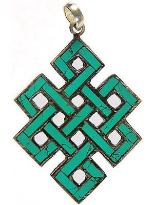 Endless Knot Inlay Pendant