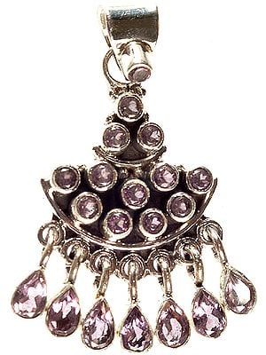Faceted Amethyst Charming Pendant
