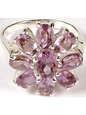 Faceted Amethyst Flower