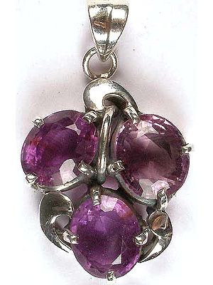 Faceted Amethyst Pendant