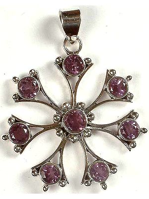 Faceted Amethyst Pendant