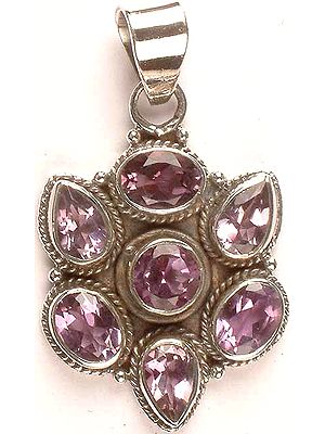 Faceted Amethyst Pendant
