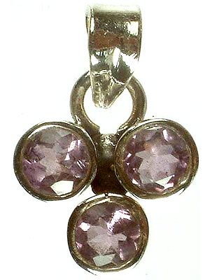 Faceted Amethyst Pendant
