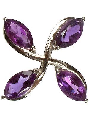 Faceted Amethyst Pendant