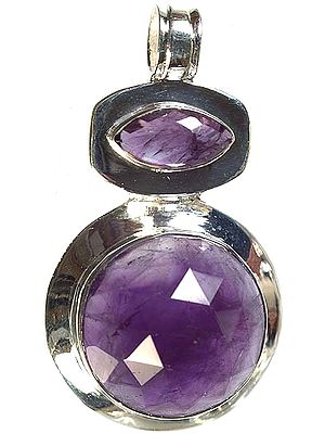Faceted Amethyst Pendant