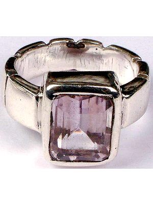 Faceted Amethyst Ring
