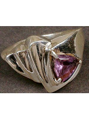 Faceted Amethyst Ring