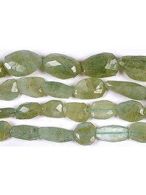 Faceted Aquamarine Tumbles